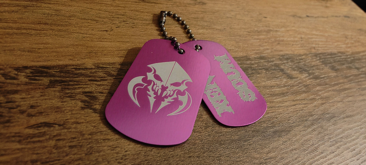GrimDark Metal Dog tags - Tyranids