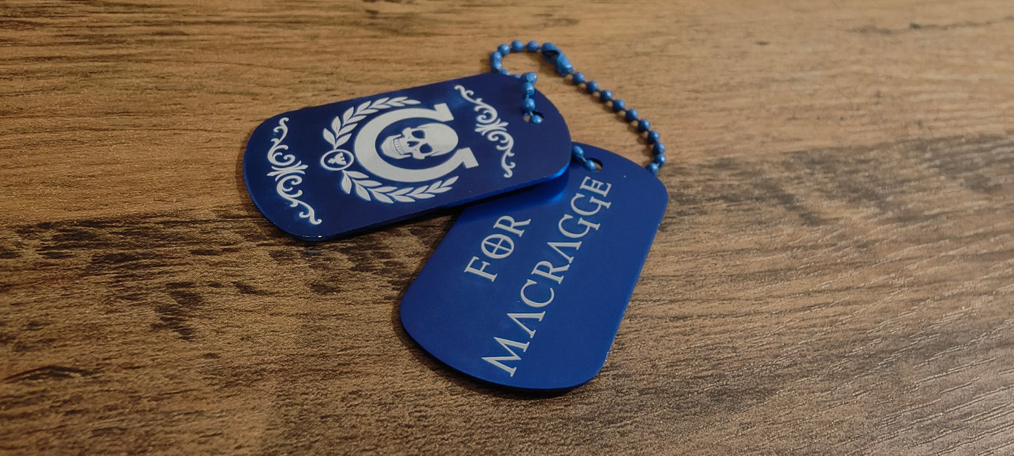 GrimDark Metal Dog tags - Ultramarines