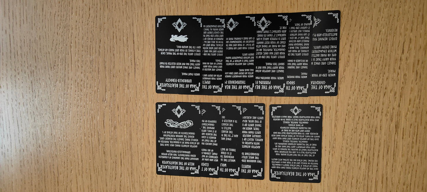 Space Viking Wolves - Strategy Cards