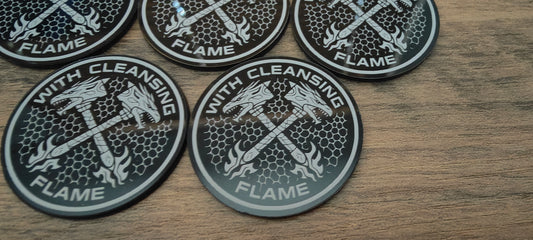 5 GrimDark Acrylic Objective markers - Salamanders