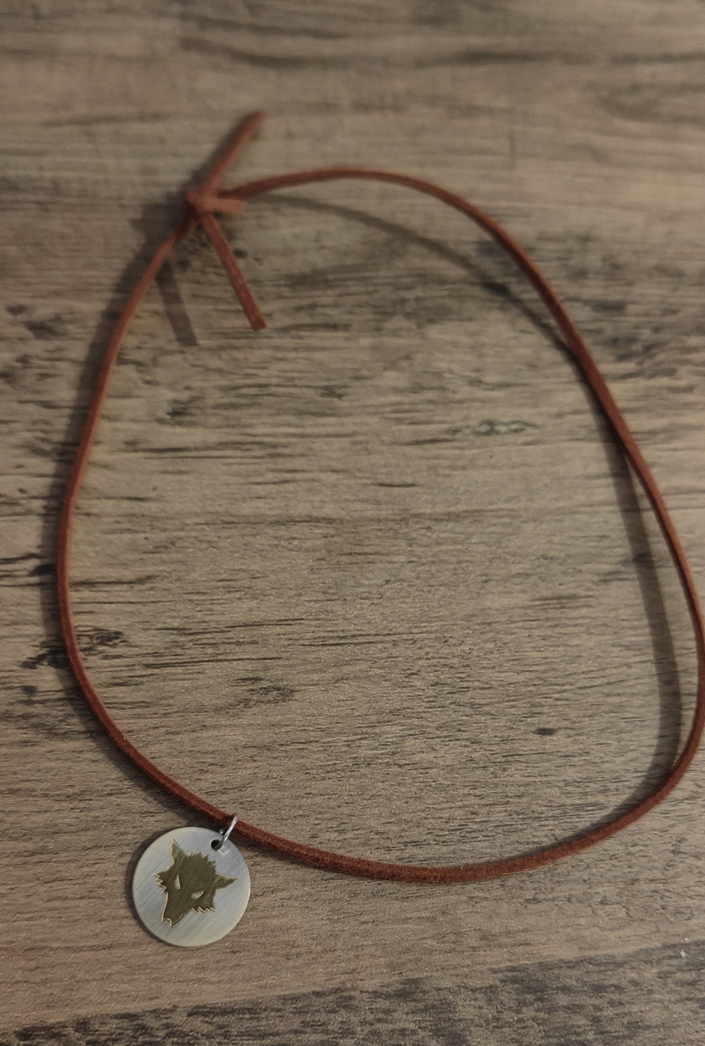 GrimDark Brass necklace - Wolf FC