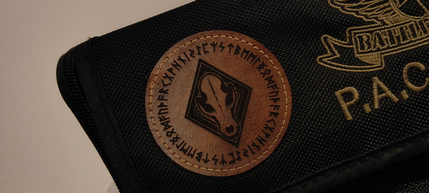GrimDark Dark Angel Knight Leather Patch