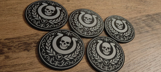 5 GrimDark Acrylic Objective markers - Ultramarines