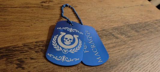 GrimDark Metal Dog tags - Ultramarines