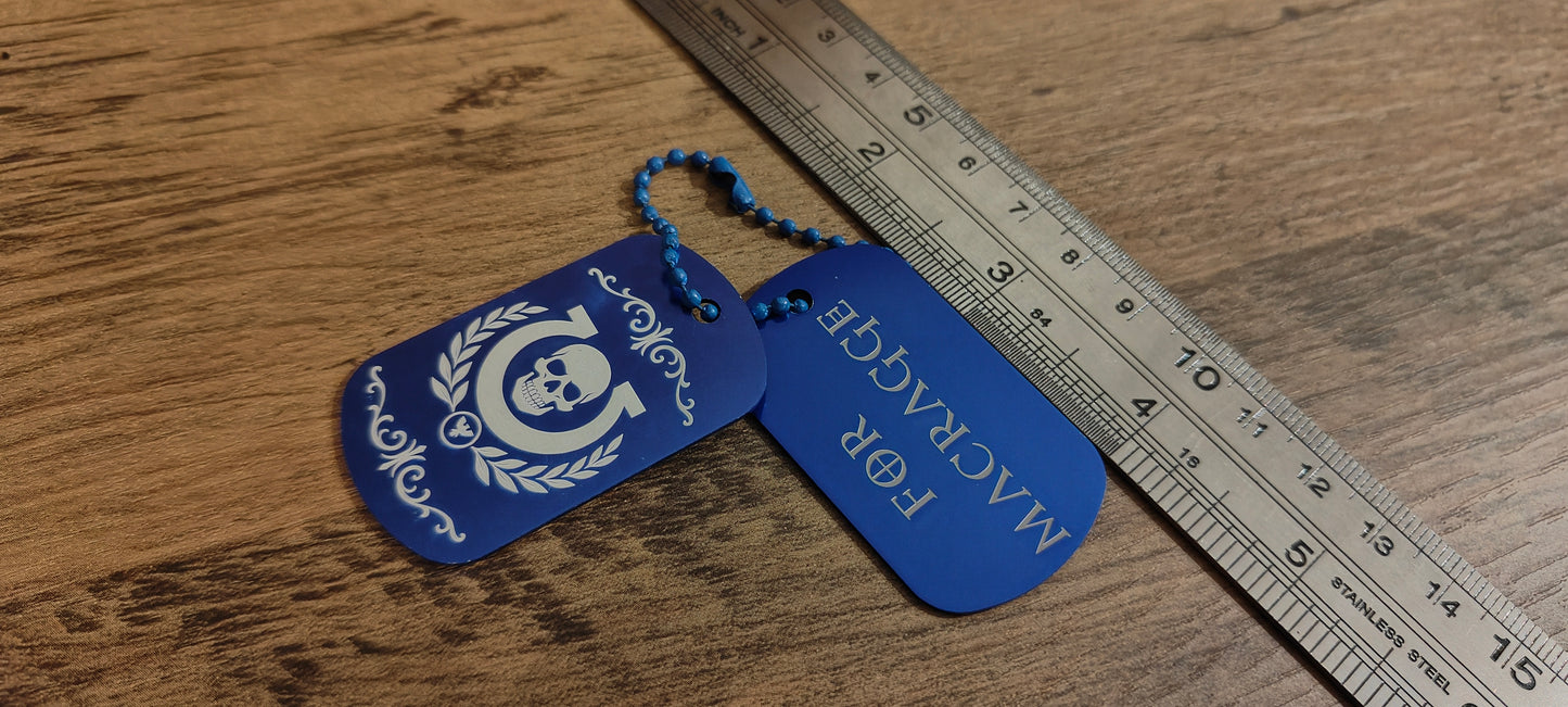 GrimDark Metal Dog tags - Ultramarines