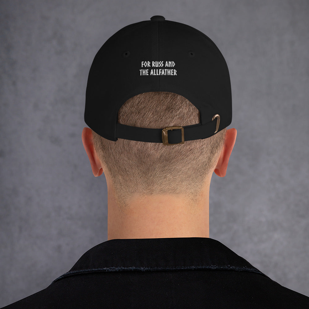Space Viking Wolf Skull - Dad hat