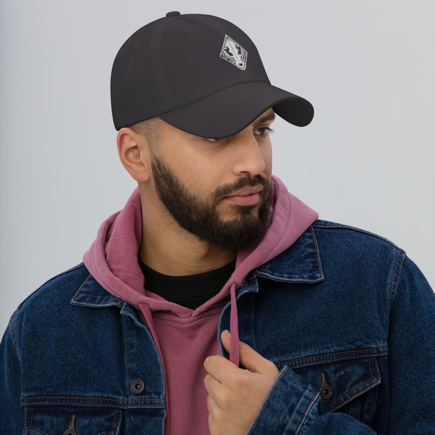 Space Viking Wolf Skull - Dad hat